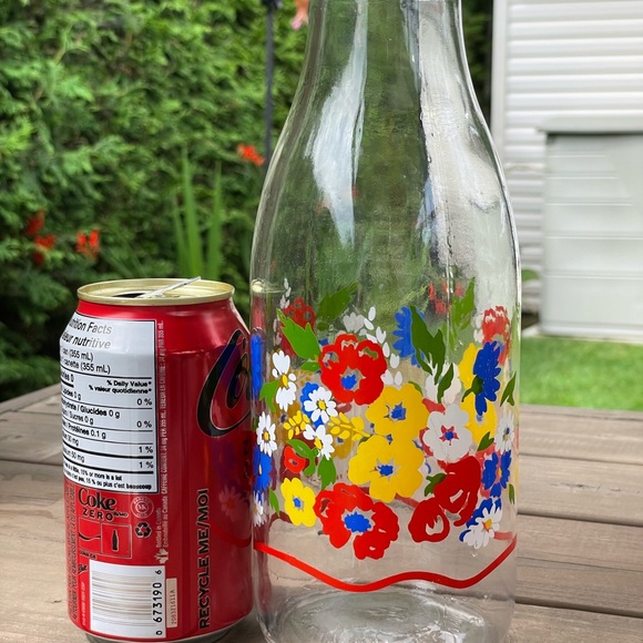 Vintage Milk jug ´Le Parfait’ from France with multi flowers - Picture 10 of 13